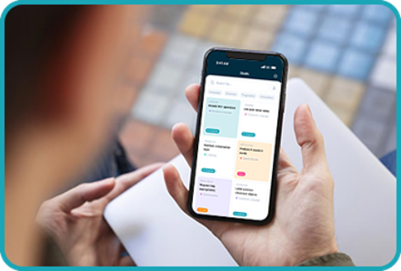 Graphic of the AI-Enabled Goals App in the Speech Therapy Plans dashboard.