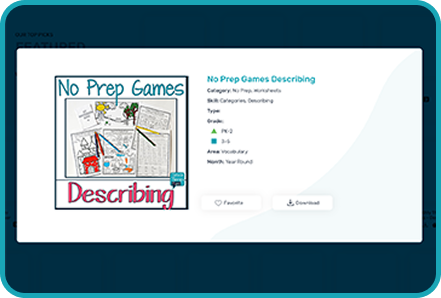 Graphic of the Planning Management System in the Speech Therapy Plans dashboard.